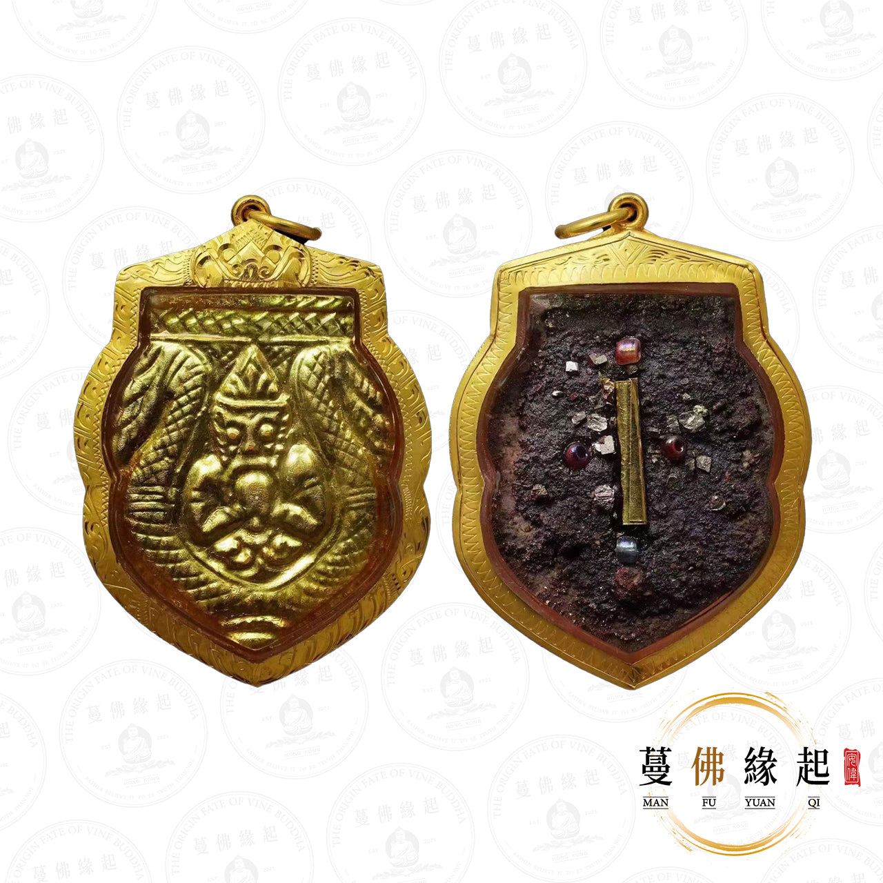 龍婆摩/帕阿贊摩 • 2566 • 二期 • 拉胡(小模純金符管)