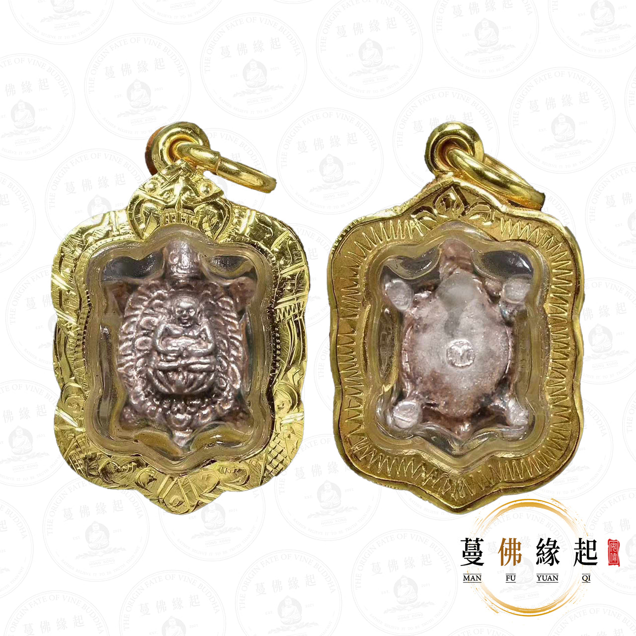 龍婆柳 • 2539 • 財龜(純銀迷你模)