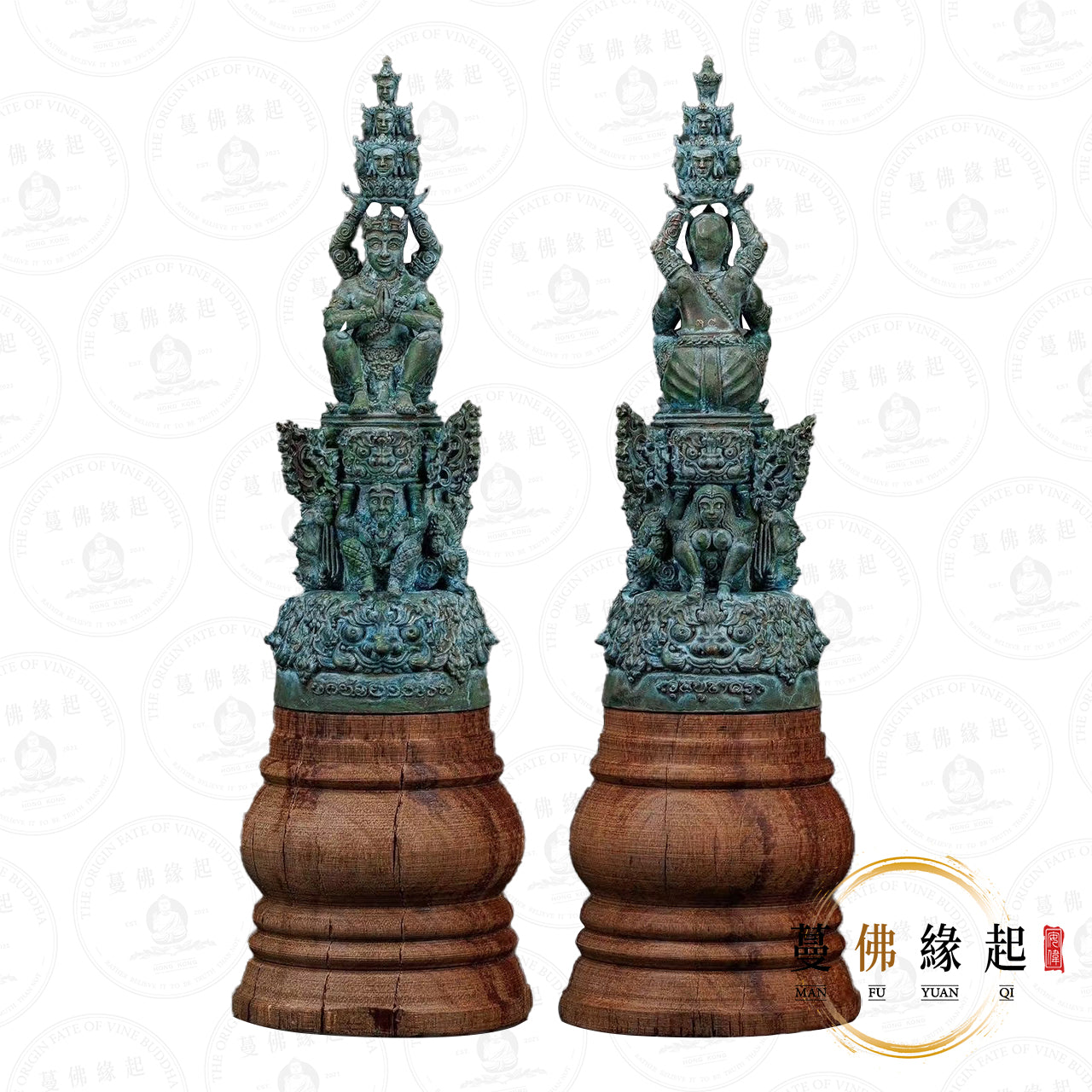 龍婆通/帕阿贊敦 • 2568 • 旭柯唷古-布查庫供奉型(沈烈青銅仿古)