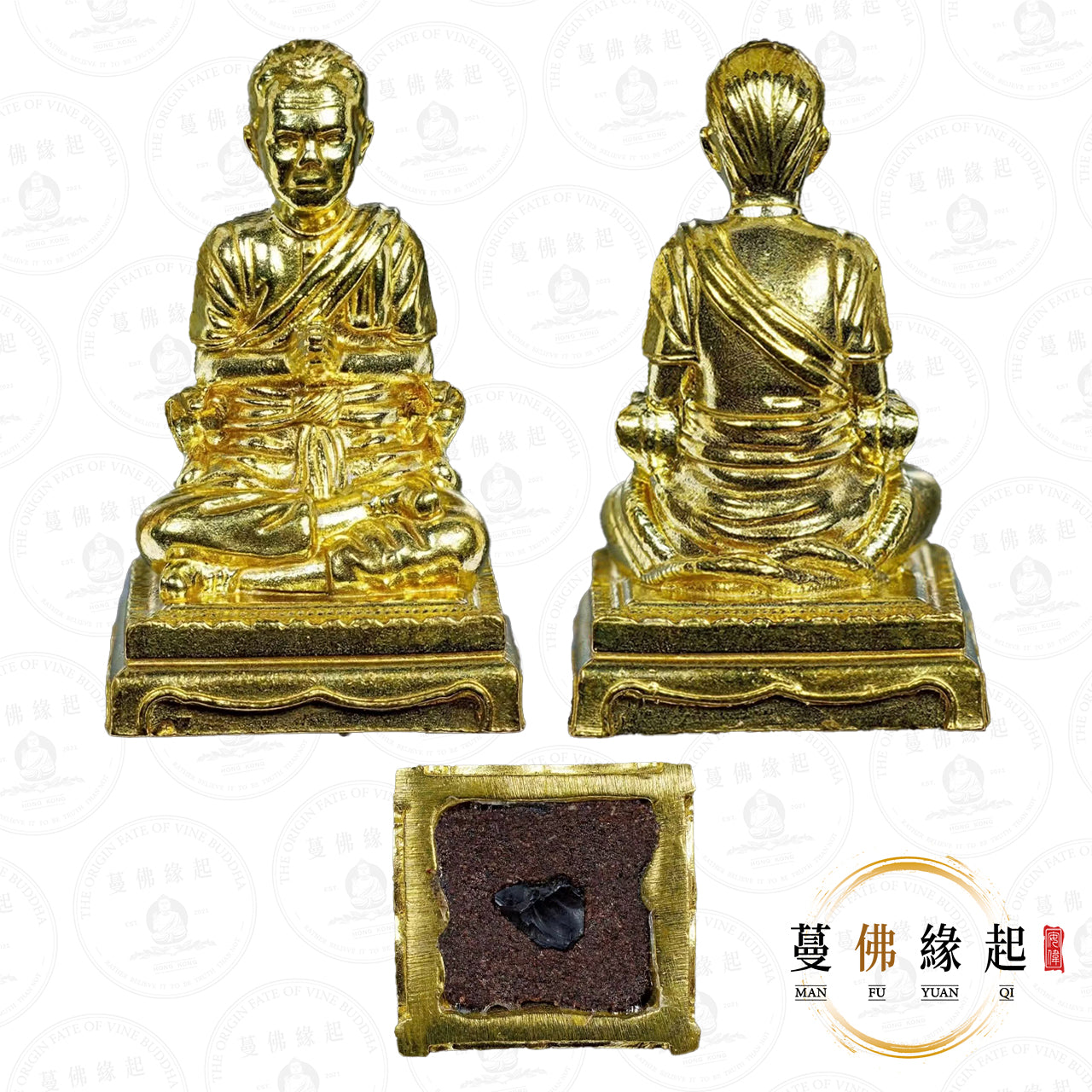 阿贊tik / 迪 • 2568 • 阿贊方自身小立尊(黃銅)