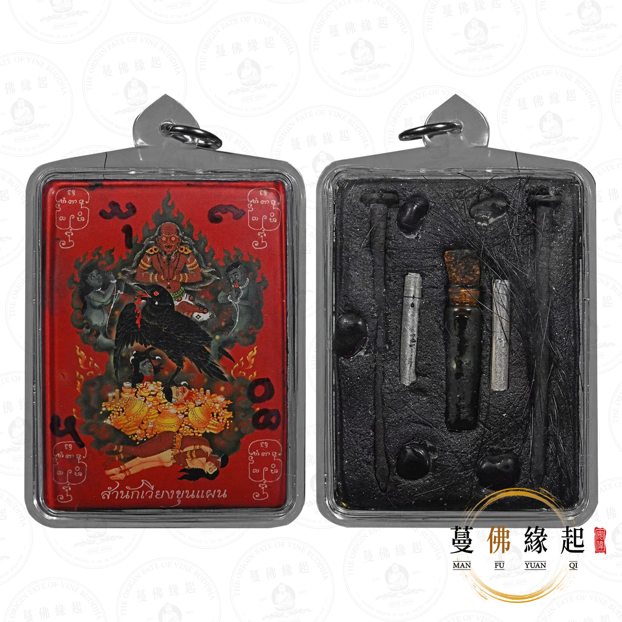 阿贊wiang • 2568 • “กาตอมผี”瓷面烏鴉尋靈