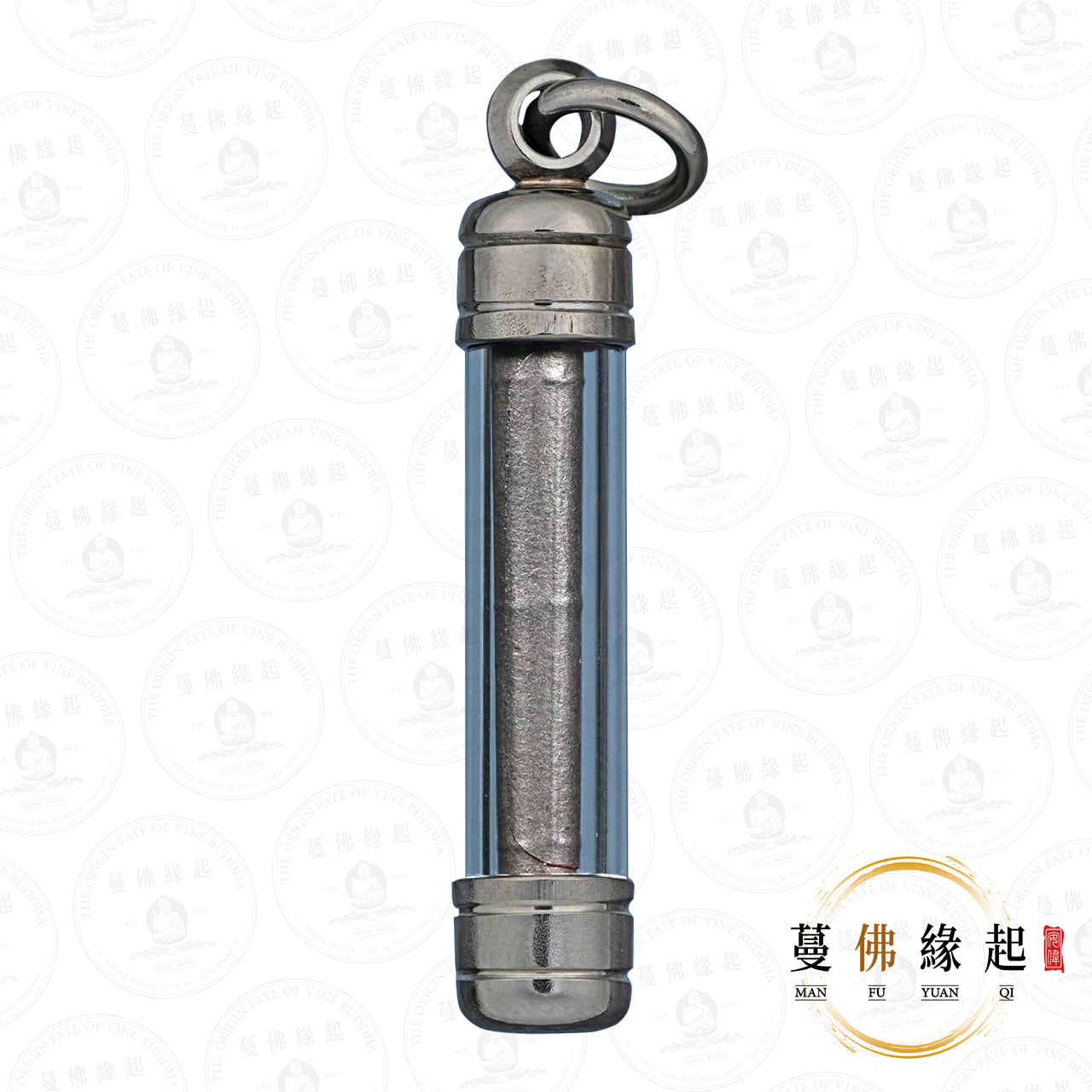 阿贊能 • 2560-2561 • ”ตะกรุดแมงวันคำเสน่ห์หีหอม“金蒼蠅符管(純銀)