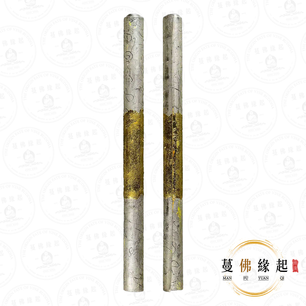 阿贊代 • 2568 • 八印金蓮穩盤印符管(純銀)