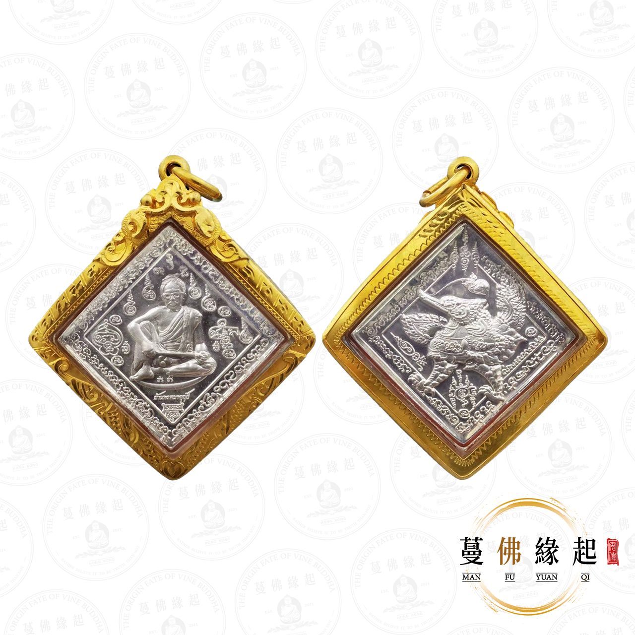 阿贊逸 / eak • 一期 • 持針自身背天鵝鴻印(純銀版本)