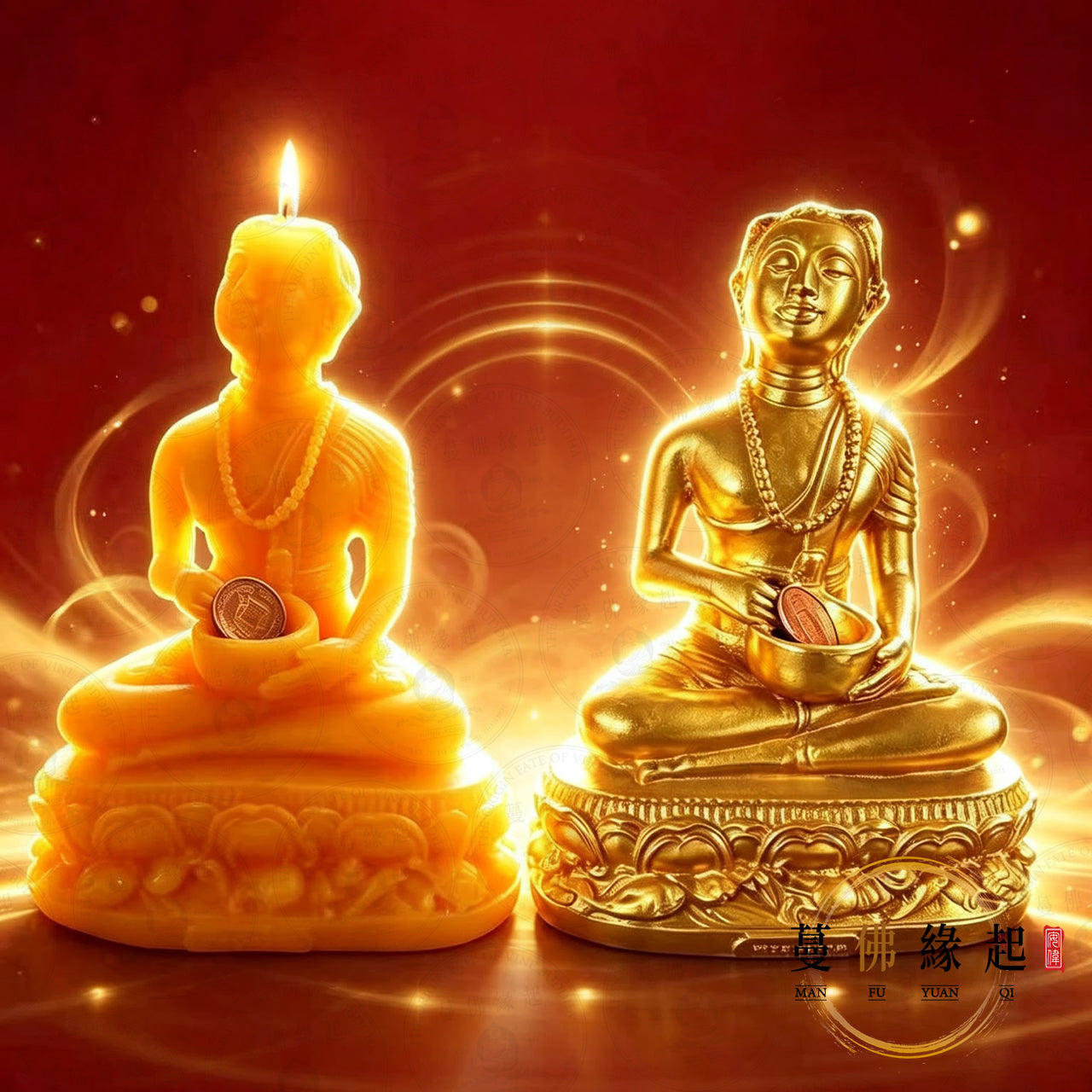 泰國卧佛寺 • 烏巴庫水財神供奉聖像祈福法蠟大法會