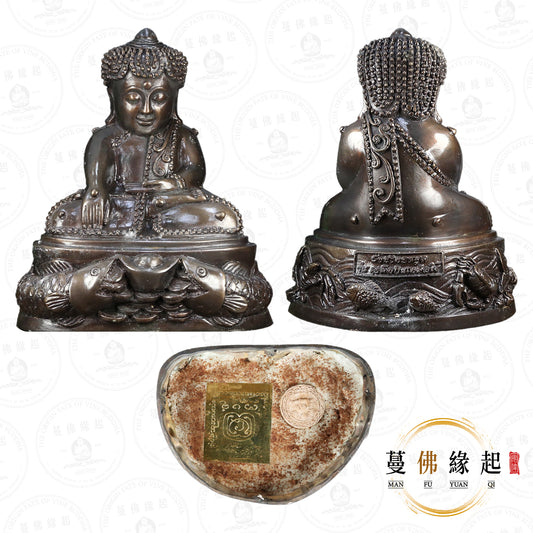 古巴noi • 2550 • Phra Bua Keim 九針蓮花佛供奉型（大模合金燻黑版本）