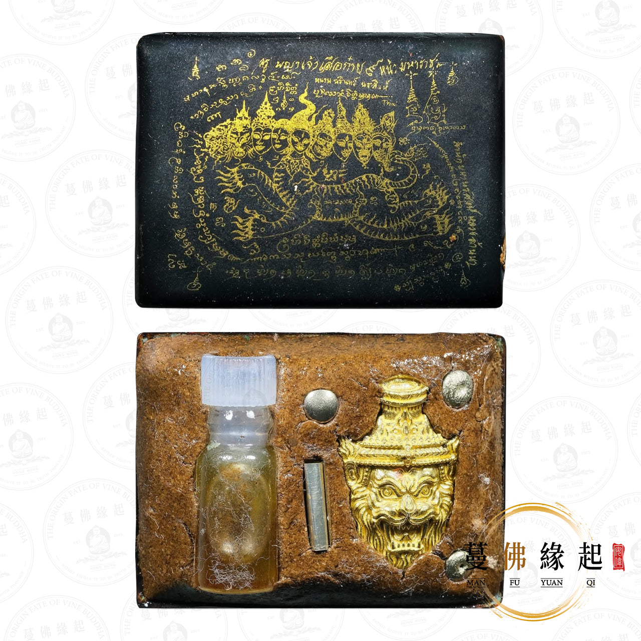 阿贊納霖 • 2568 • 一期 • 瓷面九面武虎法王（黑面）