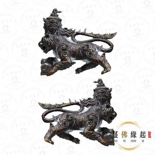 帕阿贊咩緹 • 2569 • 一期 • “เสือเย็นตรีพักตร์ 捨灜迪喇帕”3臉食人虎小立尊（銅）