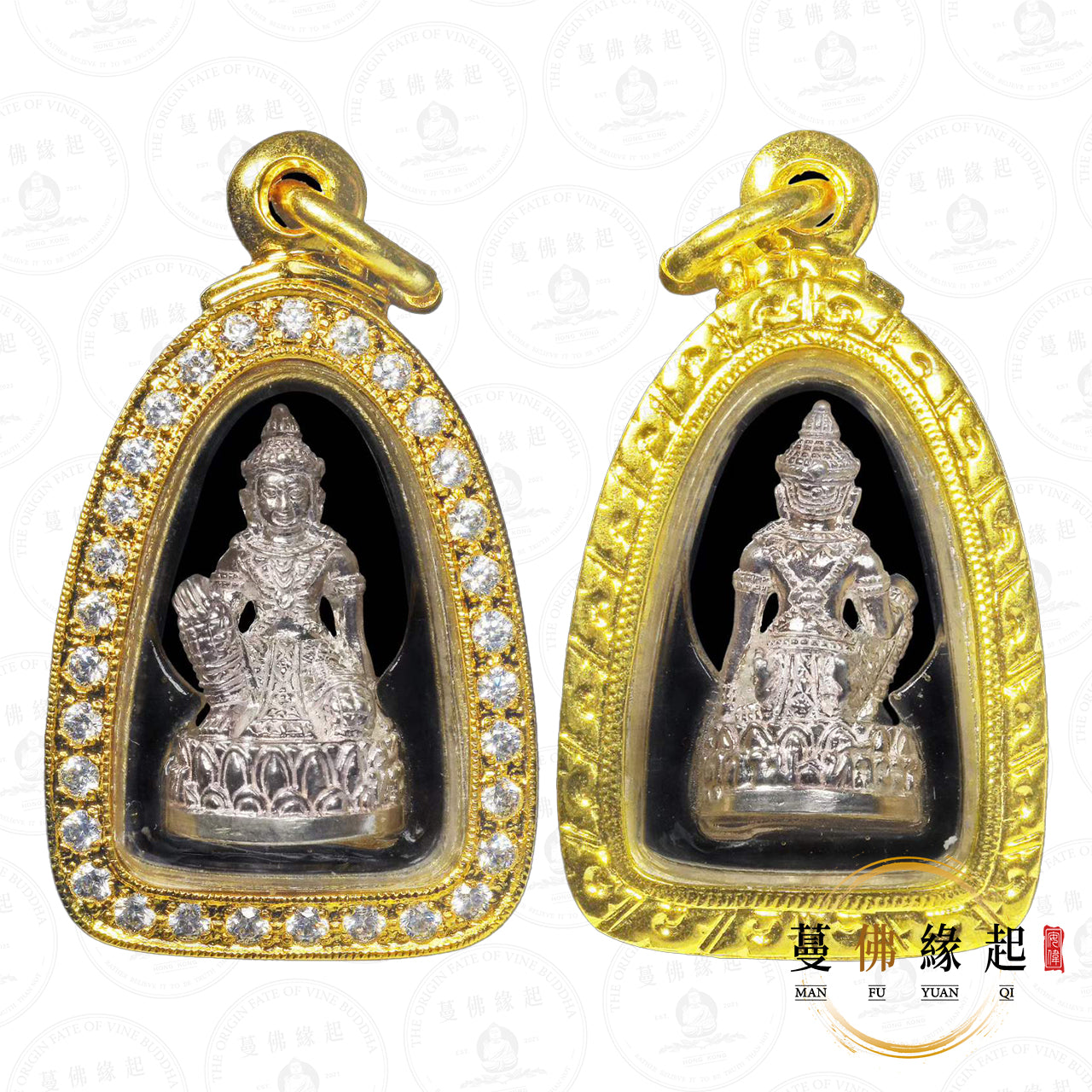 龍婆龍耐 • 2550 • 澤度金小立尊（純銀）